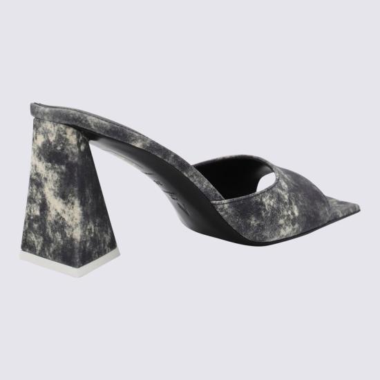  디 아티코 뮬/슬리퍼 241WS772L091693 Black - THE ATTICO