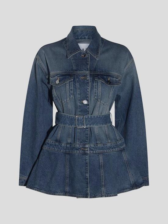 25SS 알라이아 자켓 AA9V0422T536A525BLEUVINTAGE BLEU VINTAGE