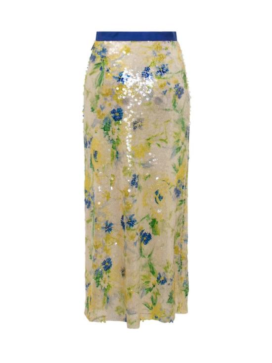 25SS 엠에스지엠 숏 스커트 3842MDD25257351 06 YELLOW - MSGM