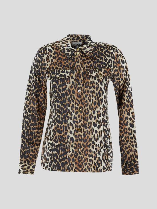 25SS 가니 셔츠 W03216757943 BROWN