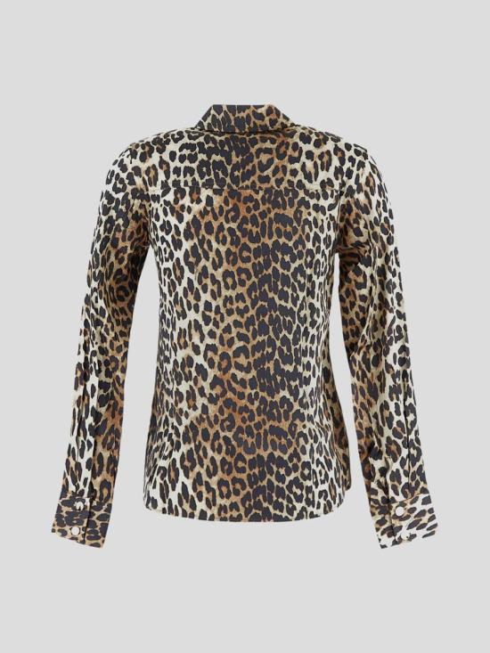 25SS 가니 셔츠 W03216757943 BROWN - GANNI