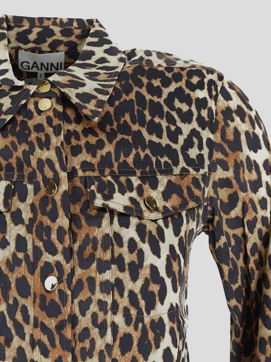 25SS 가니 셔츠 W03216757943 BROWN - GANNI