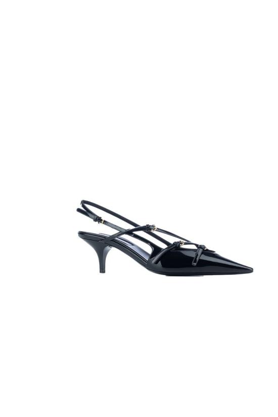 25SS 미우미우 힐/펌프스 5I013EFM055069F0002 Black - MIU MIU