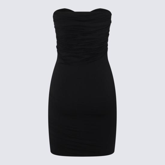 24FW 릭 오웬스 미디 원피스 RP02D3530JN09 Black - RICK OWENS