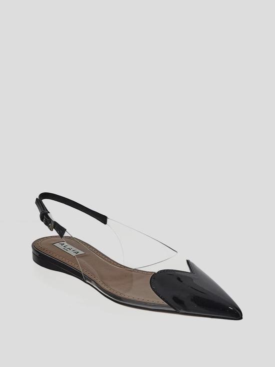 25SS 알라이아 플랫 슈즈 AA3E047CK150999NOIR Black - ALAIA