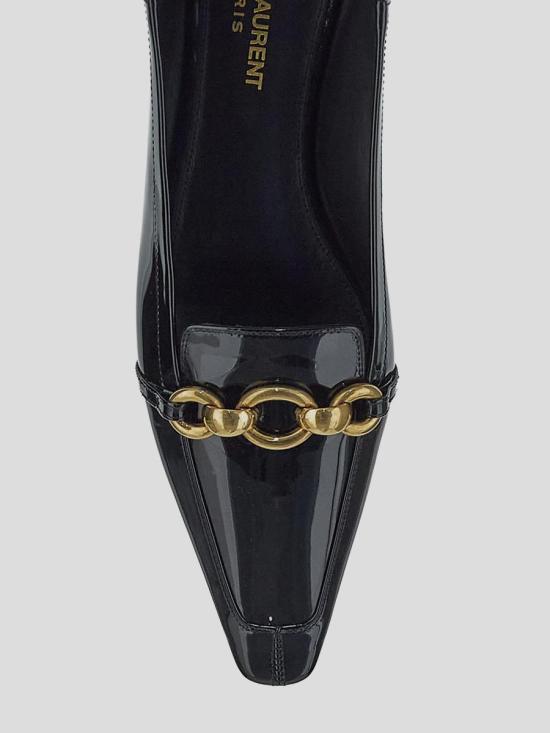 25SS 생로랑 플랫 슈즈 799746AADX1000 Black - SAINT LAURENT