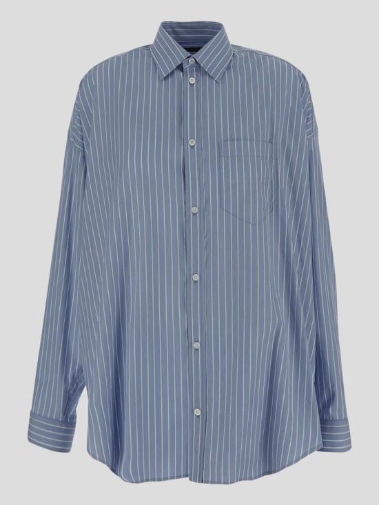 25SS 발렌시아가 셔츠 725395TQM163965 SKY BLUE