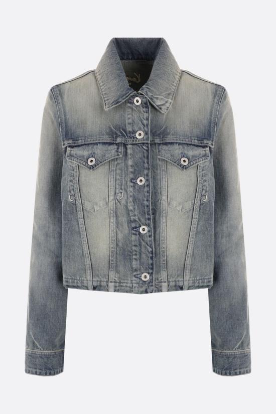  겐조 자켓 FE52DV2456I7DY BLUE DENIM