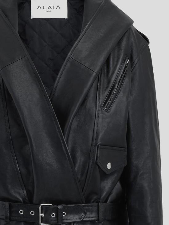 25SS 알라이아 자켓 AA9V0428L008A995NOIRALAIA Black - ALAIA