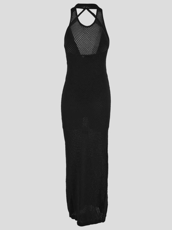 25SS 라니우스 롱 원피스 S5LAWOKD177110 Black - LANEUS