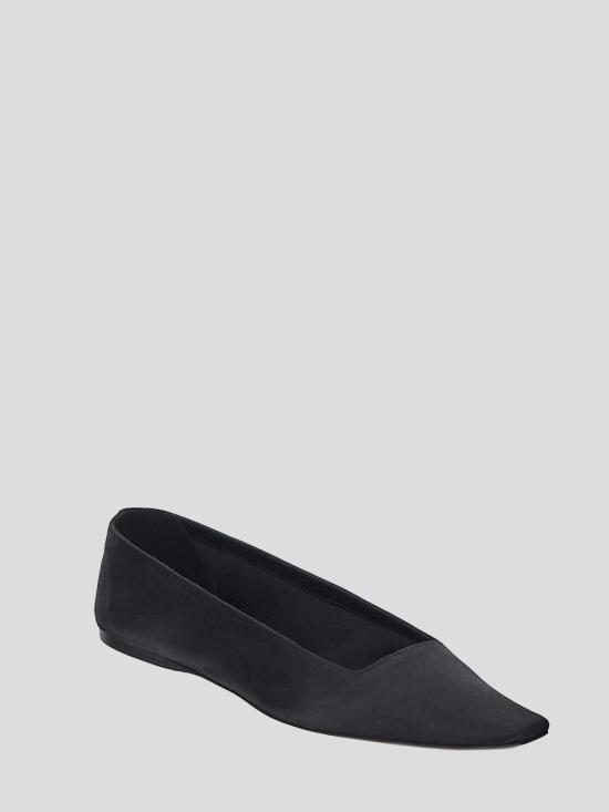 25SS 생로랑 플랫 슈즈 8004069QN001000 Black - SAINT LAURENT