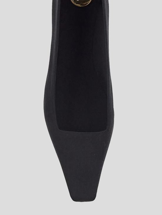 25SS 생로랑 플랫 슈즈 8004069QN001000 Black - SAINT LAURENT