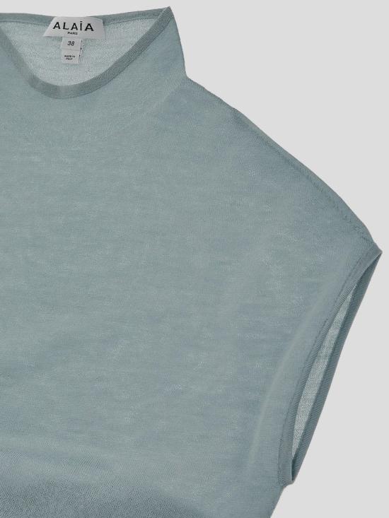 25SS 알라이아 롱 원피스 AA9R2535K026A629SAUGE - ALAIA