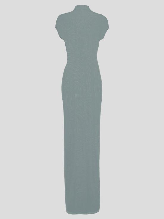 25SS 알라이아 롱 원피스 AA9R2535K026A629SAUGE - ALAIA