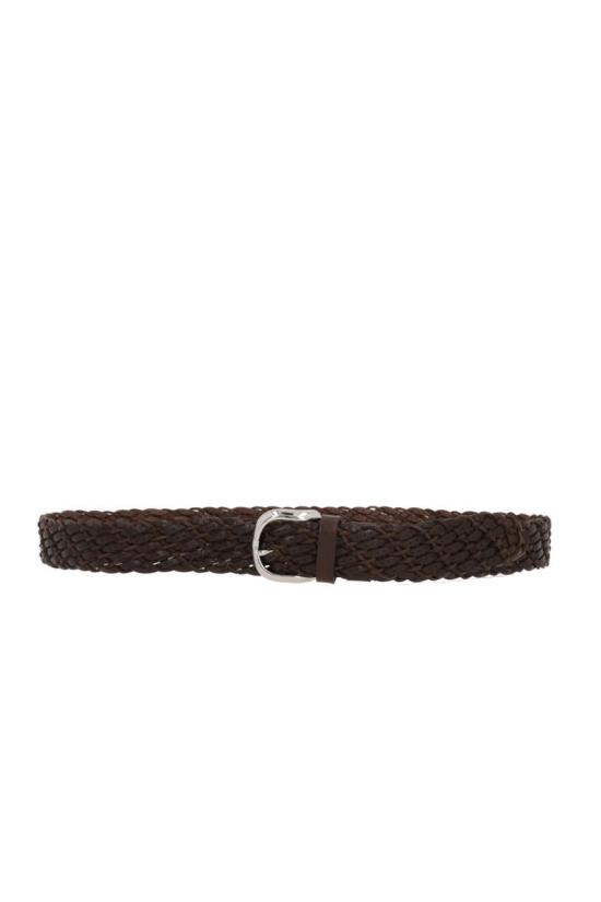 25SS 브루넬로 쿠치넬리 가죽 벨트 MAUEC327C6074 Brown - BRUNELLO CUCINELLI