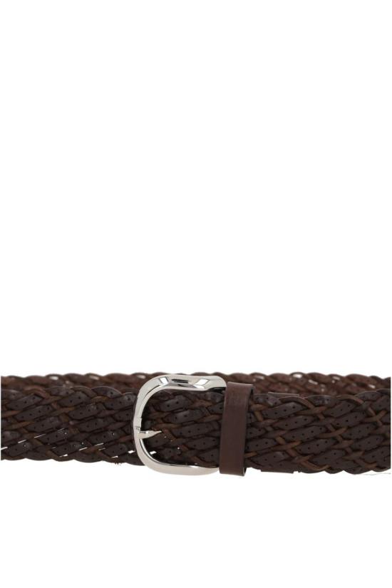 25SS 브루넬로 쿠치넬리 가죽 벨트 MAUEC327C6074 Brown - BRUNELLO CUCINELLI
