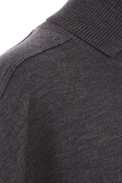 24FW 버버리 스플릿 터틀넥 라인 울 스웨터  8095113A1391 MID GREY - BURBERRY