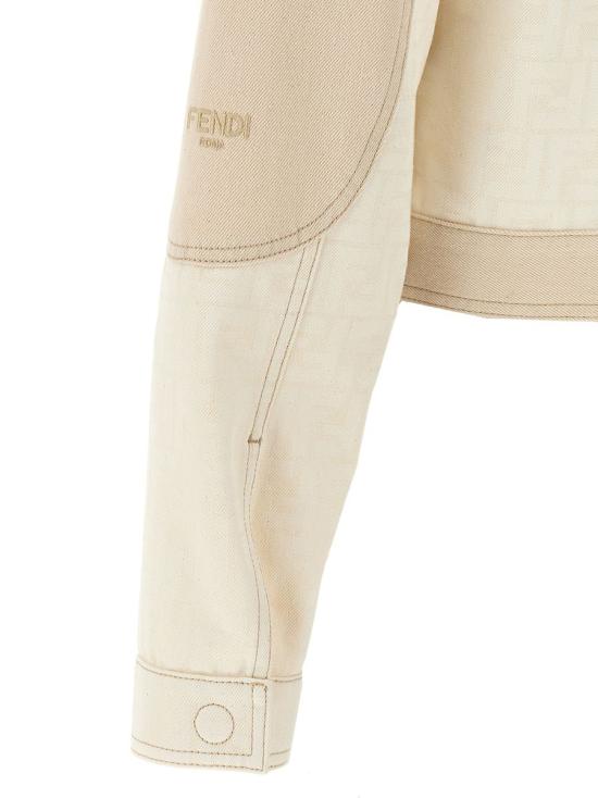 24FW 펜디 자켓 FLF810AT1EF08QQ Beige - FENDI