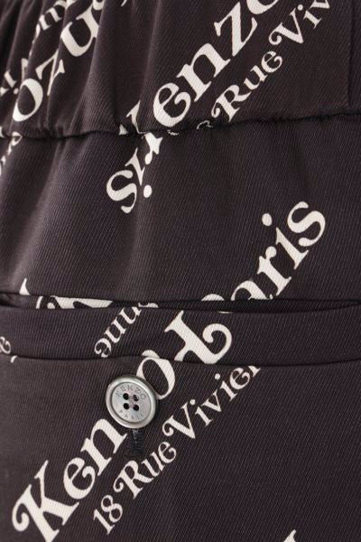  겐조 스트레이트 팬츠 FE52PA0849S299 Black - KENZO