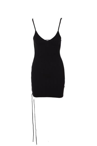  오프화이트 숏 원피스 OWHI083S23KNI0011000 Black