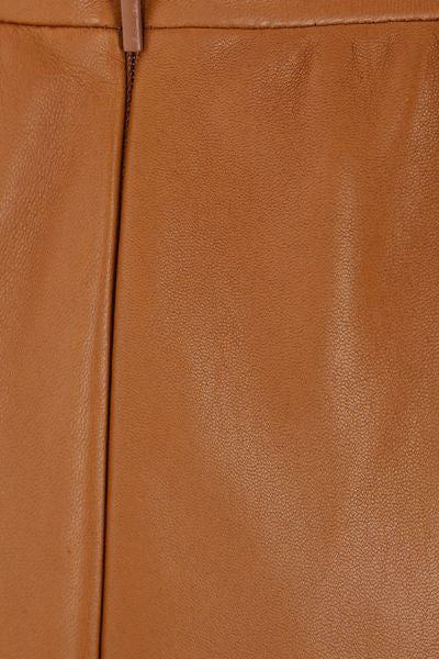  생로랑 숏 스커트 784247Y5OA22576 MARRON GLACE - SAINT LAURENT