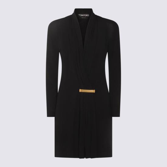 25SS 톰포드 미디 원피스 ABJ835JEX131LB999 Black