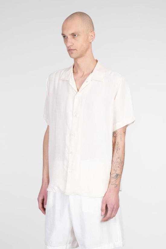 25SS 란나 반팔 셔츠 419281 AMSS25SS01516 Beige - RANRA