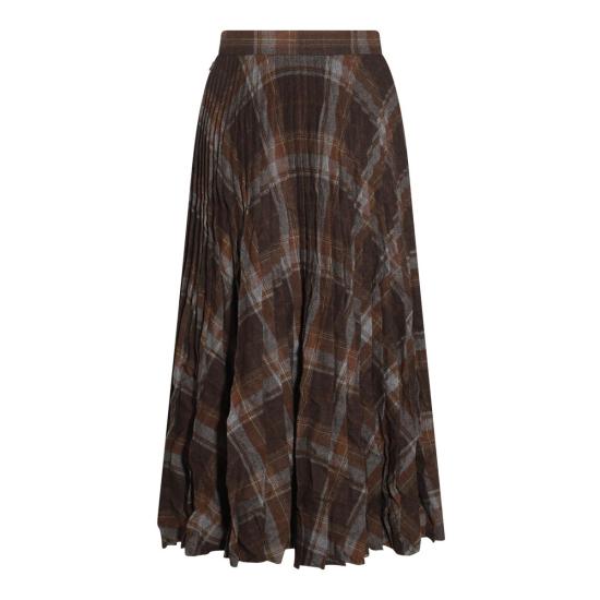 24FW 발렌시아가 숏 스커트 808777TRT392135 BROWN - BALENCIAGA