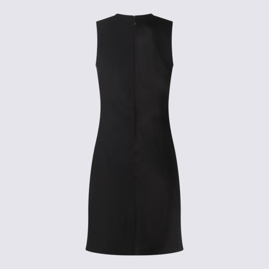 25SS 아미 미디 원피스 FDR066AC0014001 WOOL GABARDINE BLACK - AMI