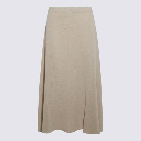  더로우 숏 스커트 7803Y708OWH Beige