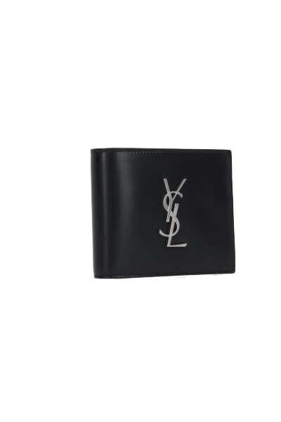  생로랑 반지갑 4632490SX0E1000 Black - SAINT LAURENT