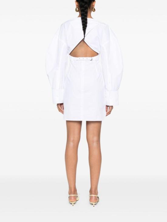 25SS 자크뮈스 숏 원피스 243DR1991520 100 WHITE - JACQUEMUS