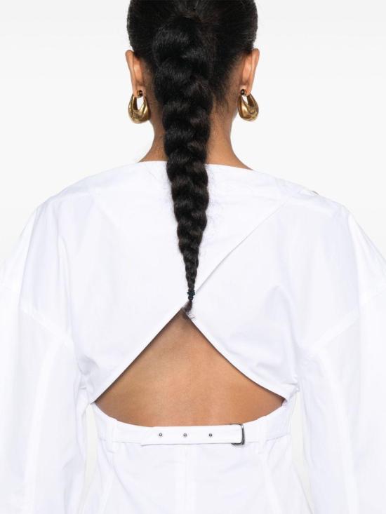25SS 자크뮈스 숏 원피스 243DR1991520 100 WHITE - JACQUEMUS