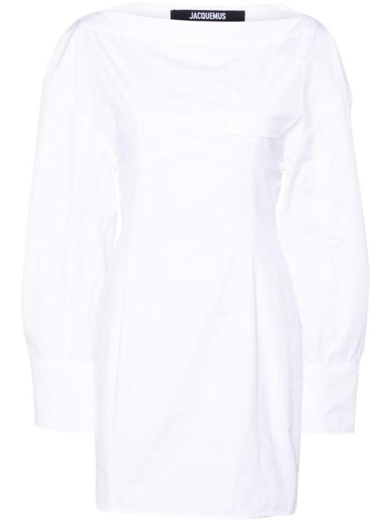 25SS 자크뮈스 숏 원피스 243DR1991520 100 WHITE