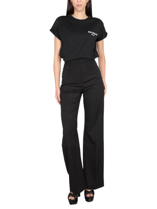 25SS 발망 반팔 티셔츠 BF1EF010 BB01EAB BLACK - BALMAIN