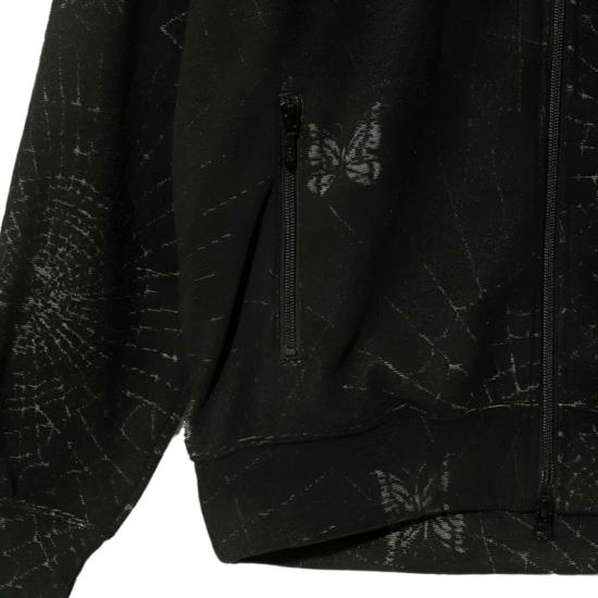  니들스 자켓 리브 칼라 트랙 재킷 블랙 - NEEDLES