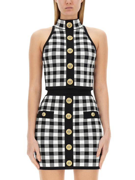  발망 민소매 티셔츠 CF1AB018 KF51EAB MULTICOLOUR