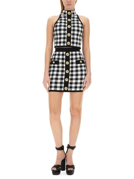  발망 민소매 티셔츠 CF1AB018 KF51EAB MULTICOLOUR - BALMAIN