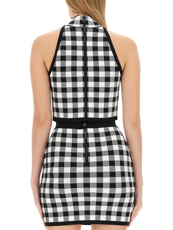  발망 민소매 티셔츠 CF1AB018 KF51EAB MULTICOLOUR - BALMAIN