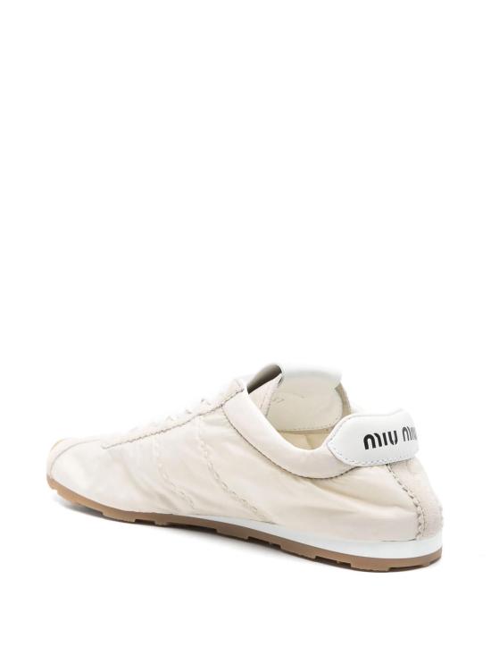 25SS 미우미우 플룸 블리치 스니커즈 5E114EFD005D7CF0304 Cream - MIU MIU