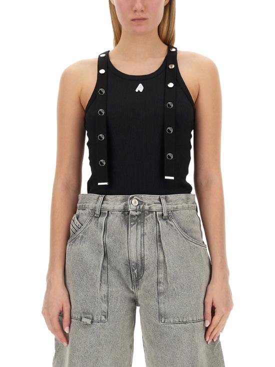 24SS 디 아티코 민소매 티셔츠 241WCT229 J038100 BLACK