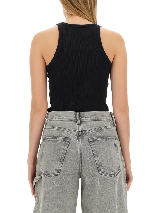 24SS 디 아티코 민소매 티셔츠 241WCT229 J038100 BLACK - THE ATTICO