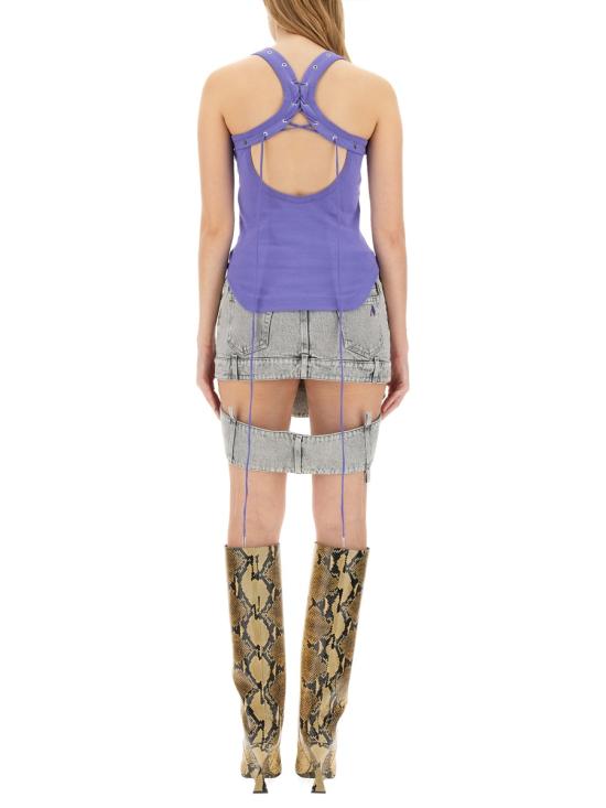 24SS 디 아티코 민소매 티셔츠 241WCT236 J025012 LILAC - THE ATTICO