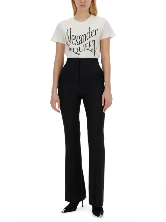  알렉산더 맥퀸 반팔 티셔츠 781403 QZALT0900 WHITE - ALEXANDER MCQUEEN