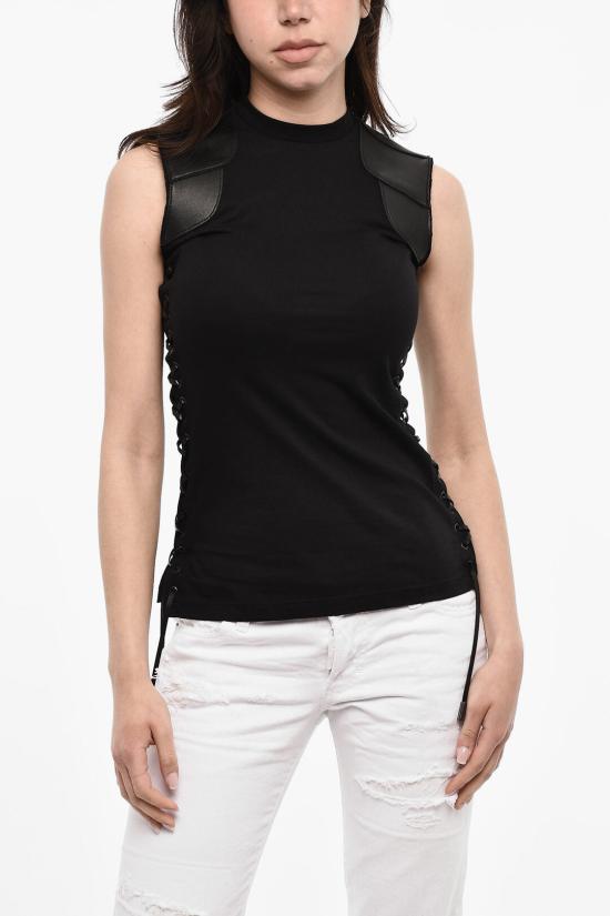  디스퀘어드2 민소매 티셔츠 S72GD0528 S24668 900 Black