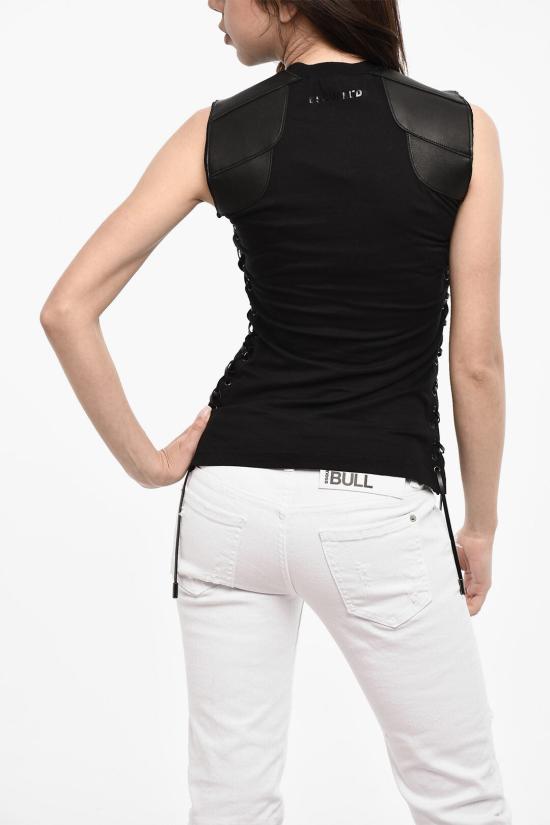  디스퀘어드2 민소매 티셔츠 S72GD0528 S24668 900 Black - DSQUARED2