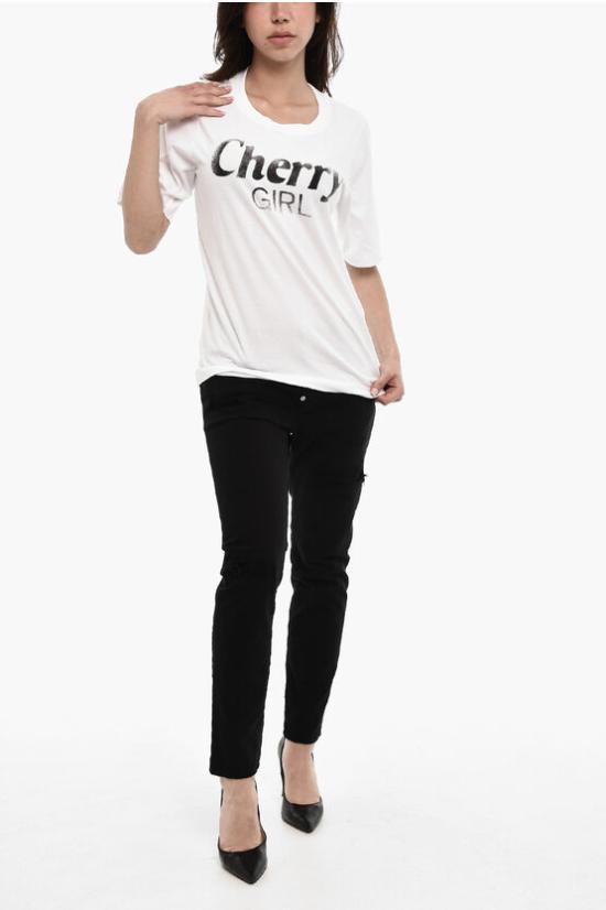  디스퀘어드2 반팔 티셔츠 S72GD0530 S24668 100 White - DSQUARED2