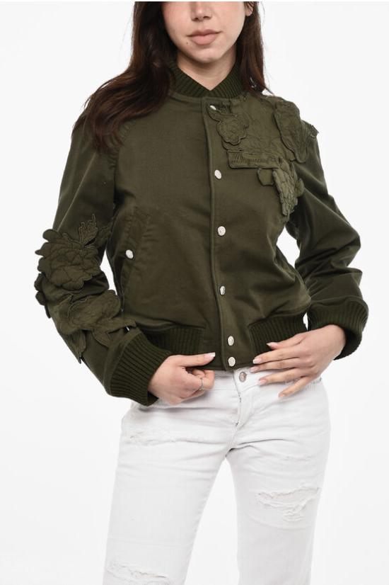  디스퀘어드2 봄버 자켓 S72AM1047 D35013 695 Military Green