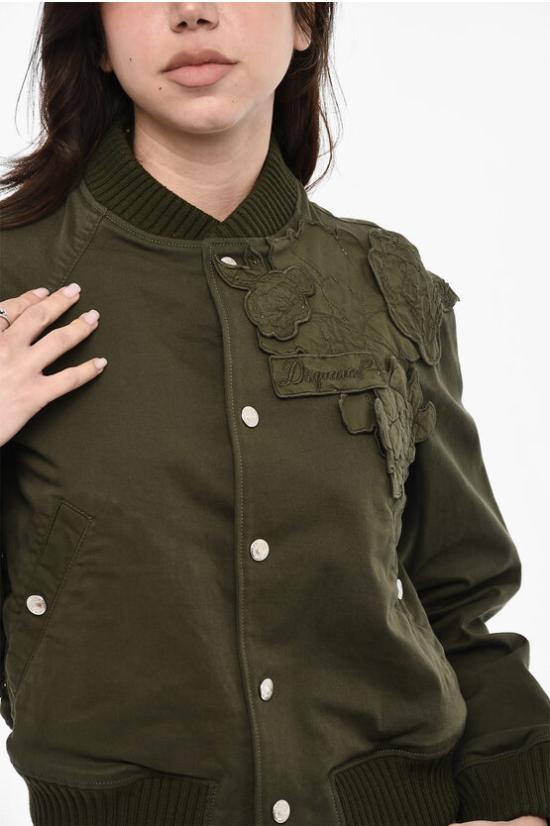  디스퀘어드2 봄버 자켓 S72AM1047 D35013 695 Military Green - DSQUARED2