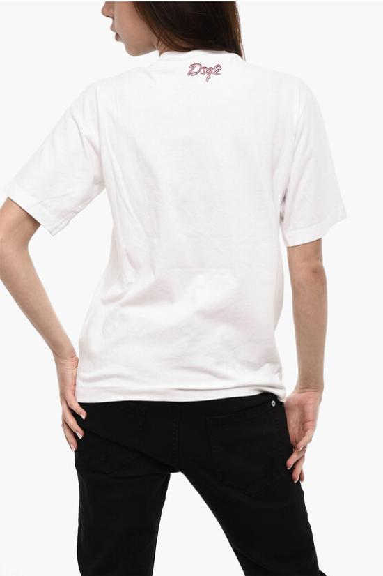  디스퀘어드2 반팔 티셔츠 S72GD0516 S24668 100 White - DSQUARED2
